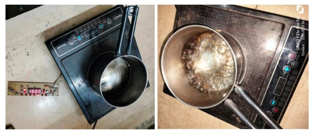 how to fix induction cooker