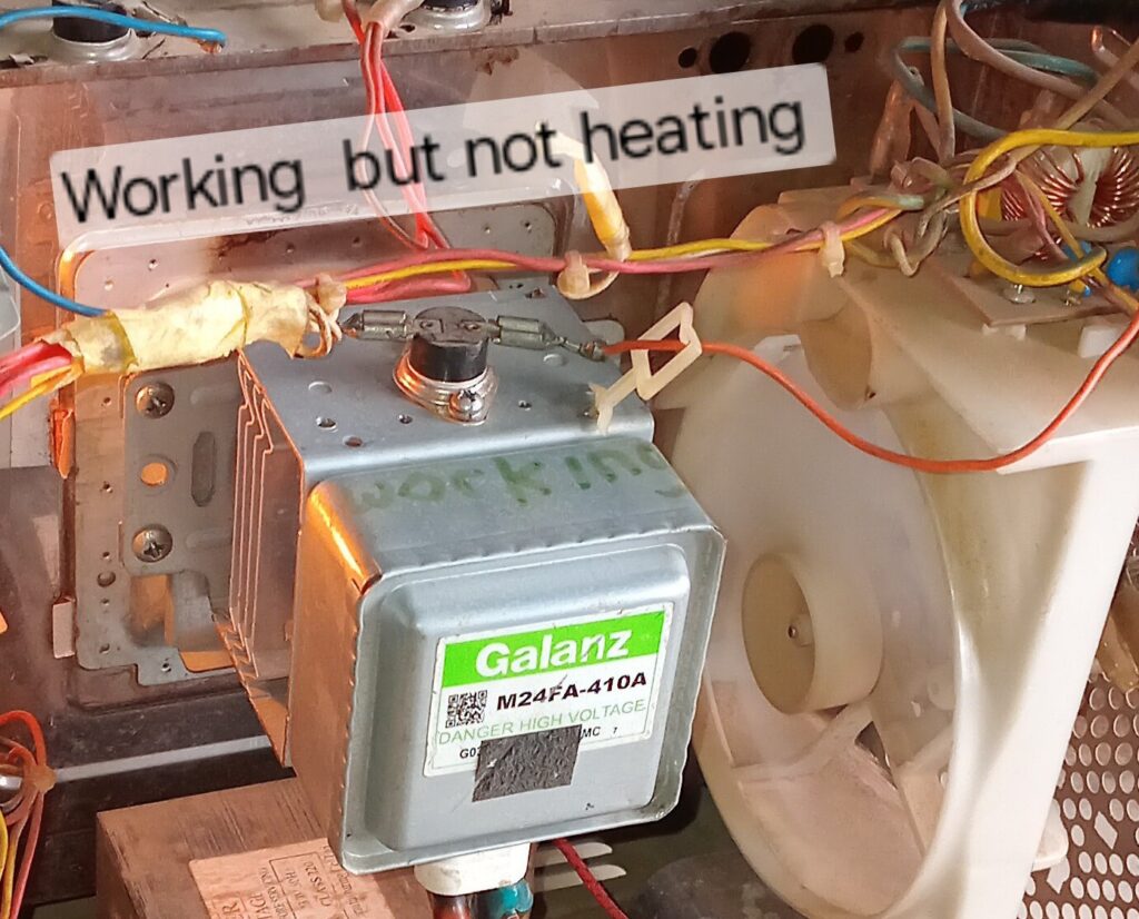 fixing microwave oven