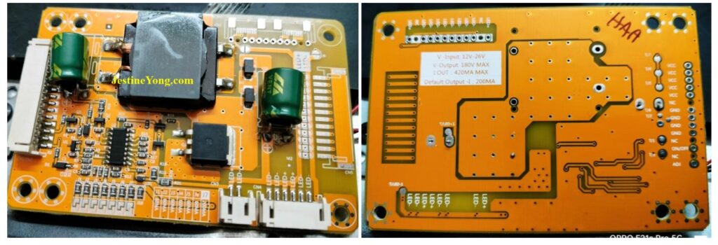 fixing pcb led tv board