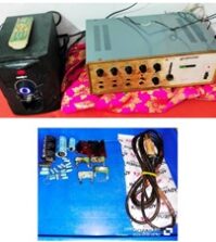 Burst Caps And Burnt Resistors Found In This Unisound UB75E PA Amplifier