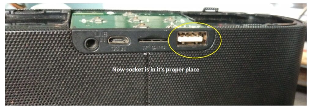 fixing bluetooth speaker