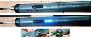 The Inside Of A USB Portable Rechargeable Soldering Iron